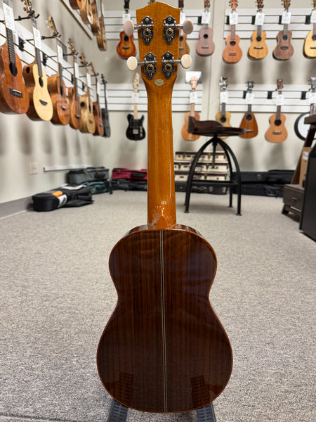 OHANA SK-50G Soprano Ukulele - Solid Cedar/Solid Rosewood