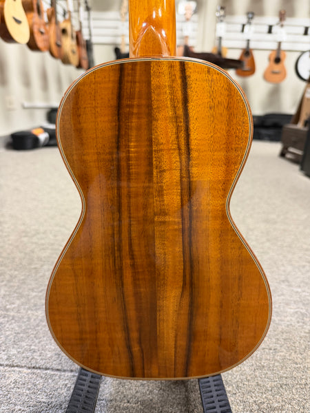 OHANA CK-350G Solid Koa Concert Ukulele w/Hard Shell Case