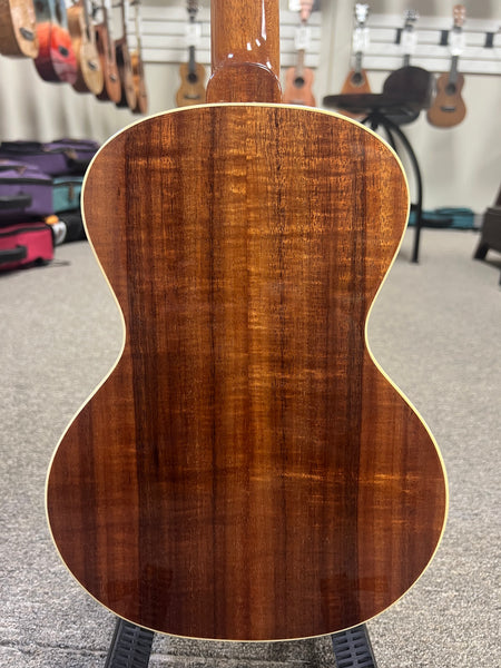 Rick Turner Solid Koa Compass Rose Tenor Ukulele w/Case - Pre Loved