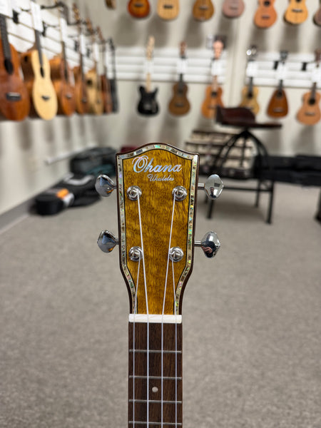 OHANA PKC-220G Solid Mango Pineapple Concert Ukulele