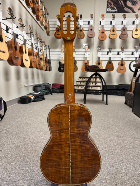 OHANA TK-575G Solid Premium Koa Tenor Ukulele w/Case - Limited Edition