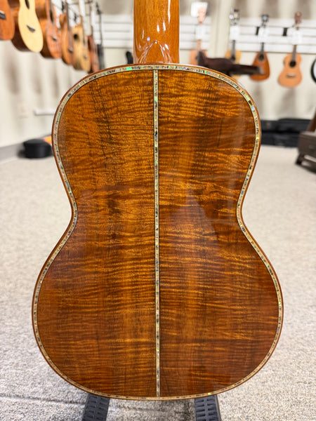 OHANA TK-575G Solid Premium Koa Tenor Ukulele w/Case - Limited Edition
