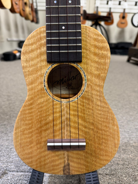 Millar MG-210L Solid Mango Soprano Long Neck Ukulele