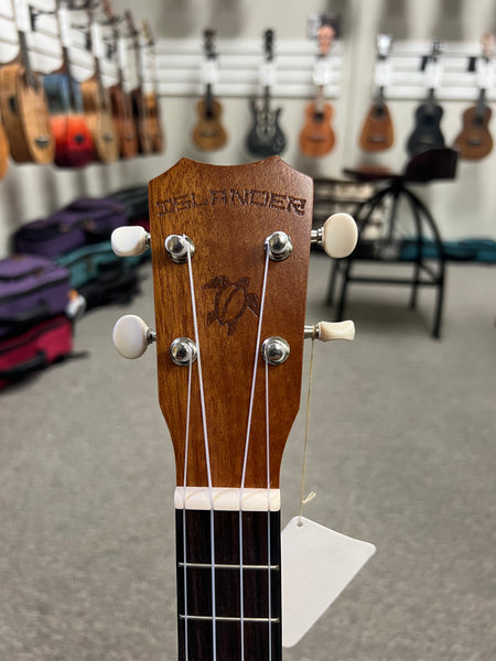Islander by Kanile'a MT-4-HNS Mahogany Honu Tenor Ukulele - Turtle Inlay