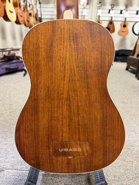 KALA Koa Acoustic/Electric U-Bass w/Case - Solid Koa Top UBASS