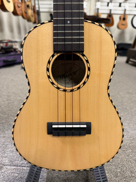 Millar SP-240W Solid Spruce/Solid Acacia Concert Ukulele
