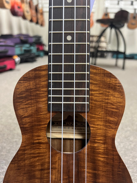 Islander by Kanile'a AS-4 Flamed Acacia Soprano Ukulele