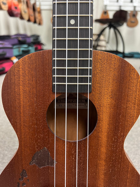 Islander by Kanile'a MT-4-ISL Mahogany Islands Tenor Ukulele - Islands Inlay