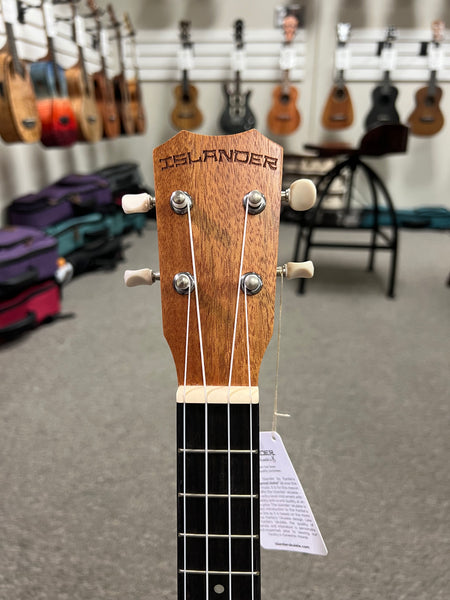 Islander by Kanile'a MT-4-ISL Mahogany Islands Tenor Ukulele - Islands Inlay