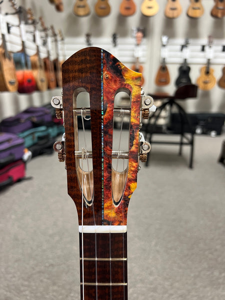 Joji Yoshida Solid Spruce/Brazillian Rosewood Custom Tenor Ukulele w/Case