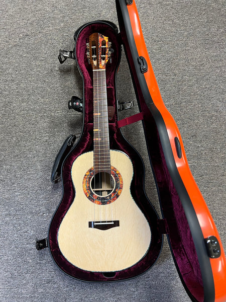 Joji Yoshida Solid Spruce/Brazillian Rosewood Custom Tenor Ukulele w/Case