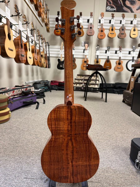 Kamaka HF-35 Solid Koa 5 String Tenor Ukulele w/Case - Made in Hawaii !!