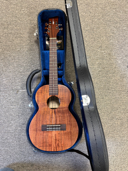 Kamaka HF-35 Solid Koa 5 String Tenor Ukulele w/Case - Made in Hawaii !!