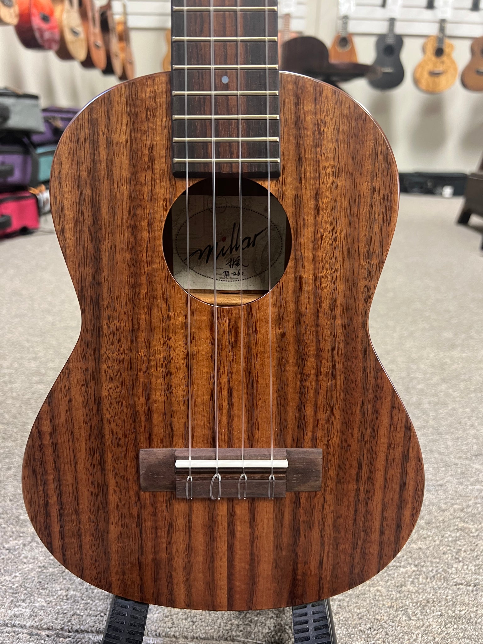 Millar TA-260 Solid Acacia Tenor Ukulele
