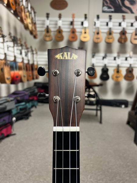 KALA KA-SSEBY-B-CE Electric Cutaway Baritone Ukulele -Solid Spruce/Ebony