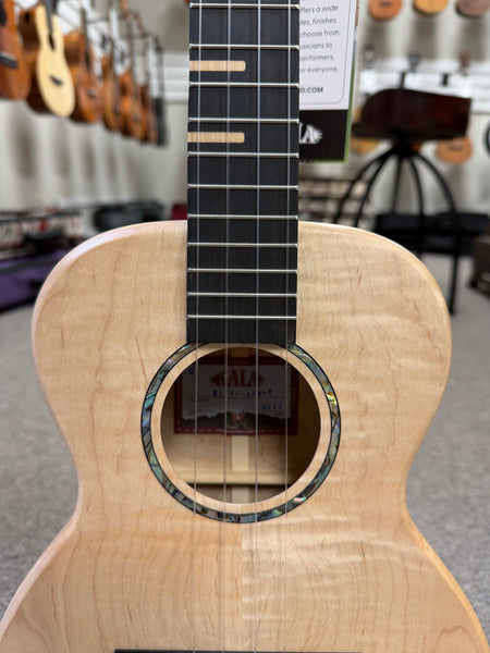 KALA KA-WF-AFM-T Solid Flame Maple Tenor Ukulele w/Case - Waterfall Series