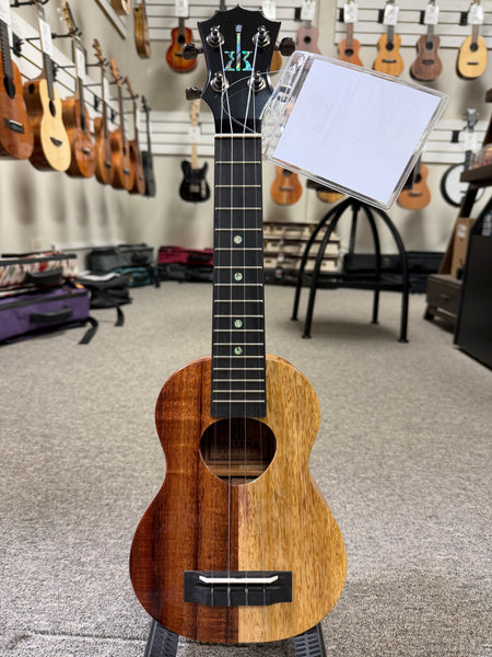 KoAloha KSNP-00 Solid Koa/Mango Naupaka Soprano Ukulele w/Case