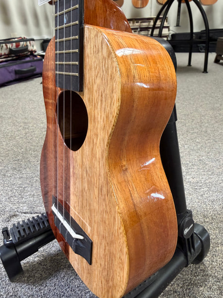 KoAloha KSNP-00 Solid Koa/Mango Naupaka Soprano Ukulele w/Case