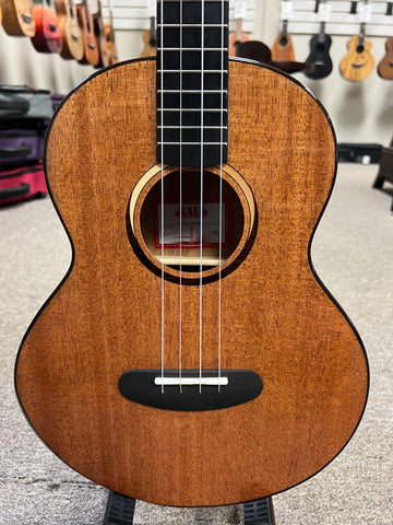 KALA KA-CT-SMH-BG Solid Mahogany Baritone Ukulele w/Case - Contour Series