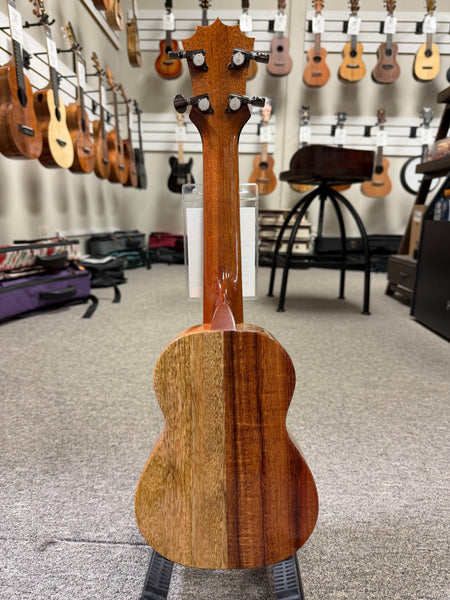 KoAloha KSNP-00 Solid Koa/Mango Naupaka Soprano Ukulele w/Case