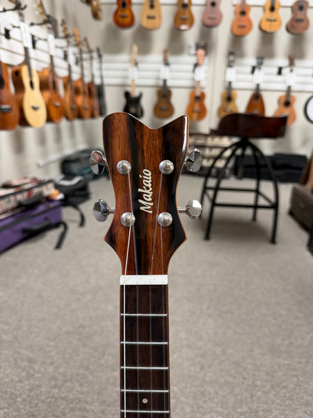 Makaio MSMT-10E  Electric Spalted Mango Tenor Ukulele w/Case