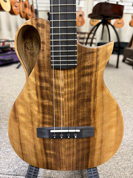 KALA Revelator Nautilus Myrtle Electric Tenor Ukulele w/Case - Made In The U.S.A.