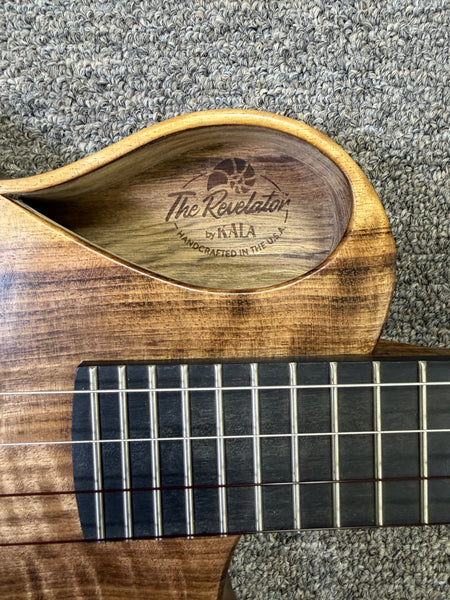 KALA Revelator Nautilus Myrtle Electric Tenor Ukulele w/Case - Made In The U.S.A.
