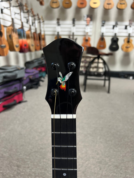 aNueNue UT-200HB Hummingbird Tenor Ukulele w/Case - Moon Bird Series -  Solid Spruce/Solid Rosewood