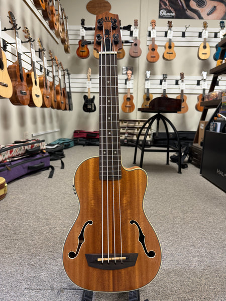 KALA Journeyman Acoustic-Electric U-Bass w/Case - UBASS