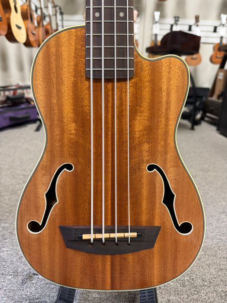 KALA Journeyman Acoustic-Electric U-Bass w/Case - UBASS