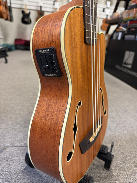 KALA Journeyman Acoustic-Electric U-Bass w/Case - UBASS