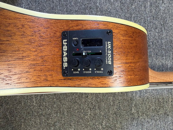 KALA Journeyman Acoustic-Electric U-Bass w/Case - UBASS