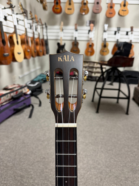 KALA KA-ASZCT-ST Solid Spruce/Ziricote Tenor XL Ukulele - Super Tenor
