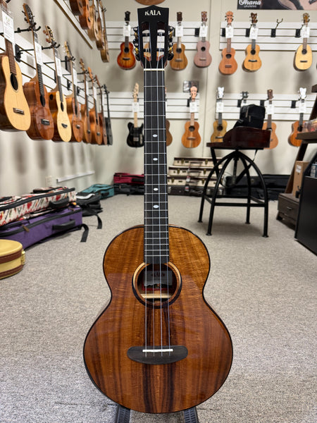 KALA KA-CT-SA-BG Solid Acacia Baritone Ukulele w/Case #2 - Contour Series