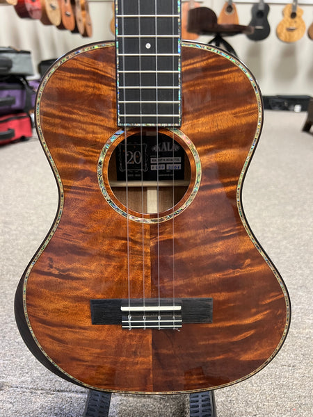 KALA KA-20th KOA-TXL Solid Koa/Mahogany Super Tenor Ukulele w/Case - 20th Anniversary Limited Edition