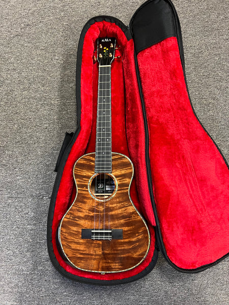 KALA KA-20th KOA-TXL Solid Koa/Mahogany Super Tenor Ukulele w/Case - 20th Anniversary Limited Edition