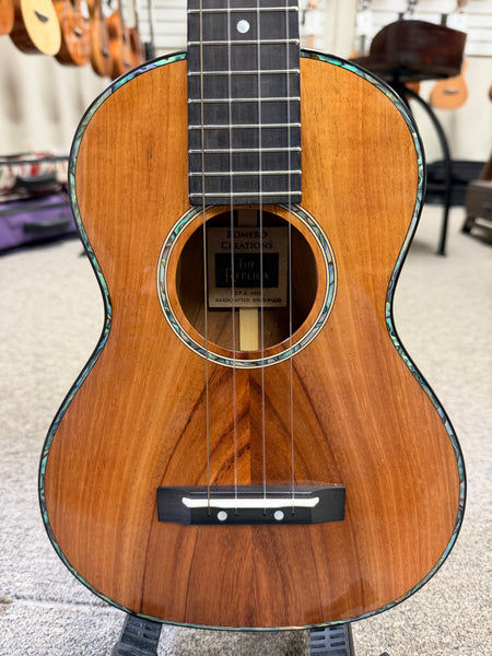 Romero Creations Solid Koa Signature Replica Tenor Ukulele w/Case - Pre Loved