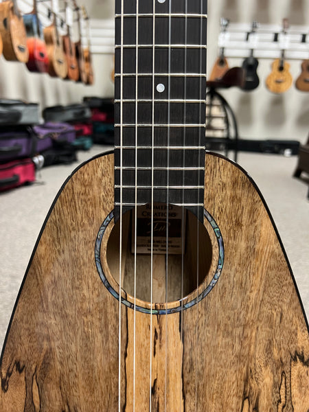 Romero Creations Daniel Ho 6 String Spalted Mango Nylon Guitar w/Case - RC-DHo6-MG