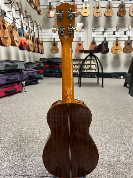 OHANA SK-50G Soprano Ukulele - Solid Cedar/Solid Rosewood - Pre Loved