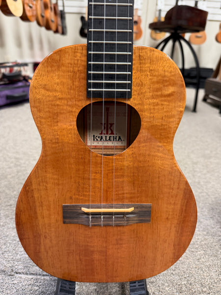 KoAloha KTM-00 Solid Koa Tenor Ukulele w/Case #2 - Pre Loved