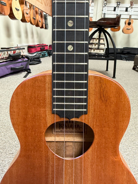 KoAloha KTM-10 Solid Koa Pikake Tenor Ukulele w/Case #2 - Made In Hawaii - Satin Finish