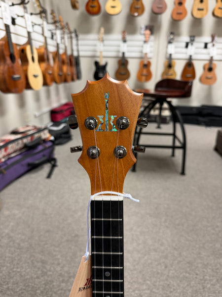 KoAloha KTM-10 Solid Koa Pikake Tenor Ukulele w/Case #2 - Made In Hawaii - Satin Finish