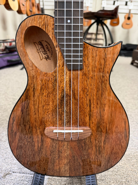 KALA Night Owl Mango Revelator Electric Tenor Ukulele w/Case