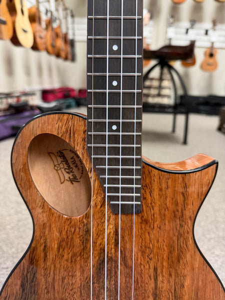 KALA Night Owl Mango Revelator Electric Tenor Ukulele w/Case