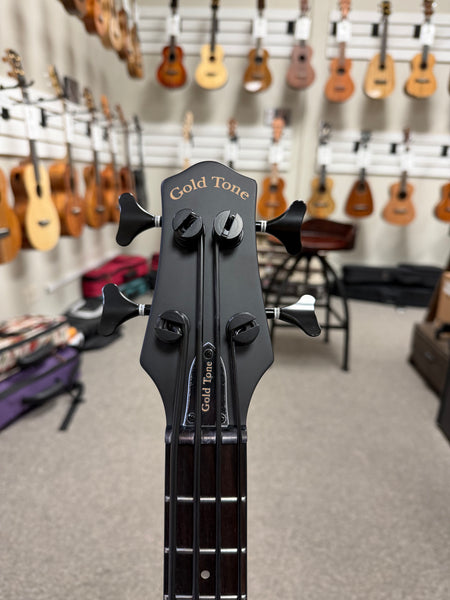 Gold Tone ME-Bass Micro Bass Ukulele w/Case - Matte Black