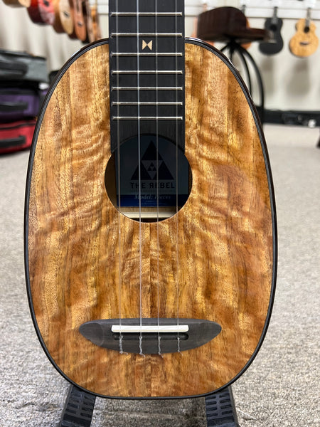 Rebel "Pieces" Solid Mango Pineapple Tenor Ukulele w/Case - Limited Edition