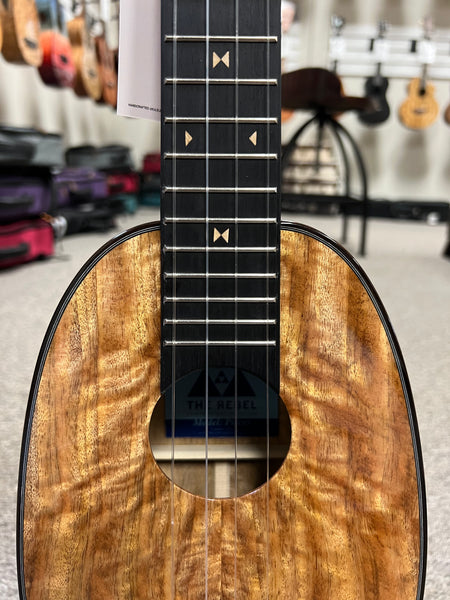 Rebel "Pieces" Solid Mango Pineapple Tenor Ukulele w/Case - Limited Edition