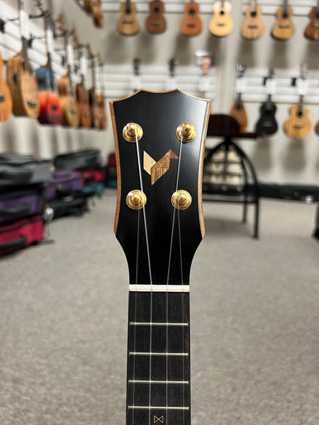 Rebel Double Cheese Soprano Ukulele w/Case - Matte Finish- Solid Spruce/Solid Mahogany