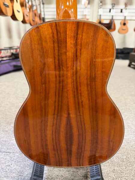 OHANA TK-370G Solid Koa Tenor Ukulele w/Case - Bird Inlays