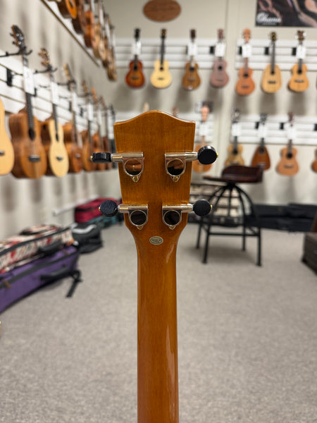 OHANA TK-370G Solid Koa Tenor Ukulele w/Case - Bird Inlays